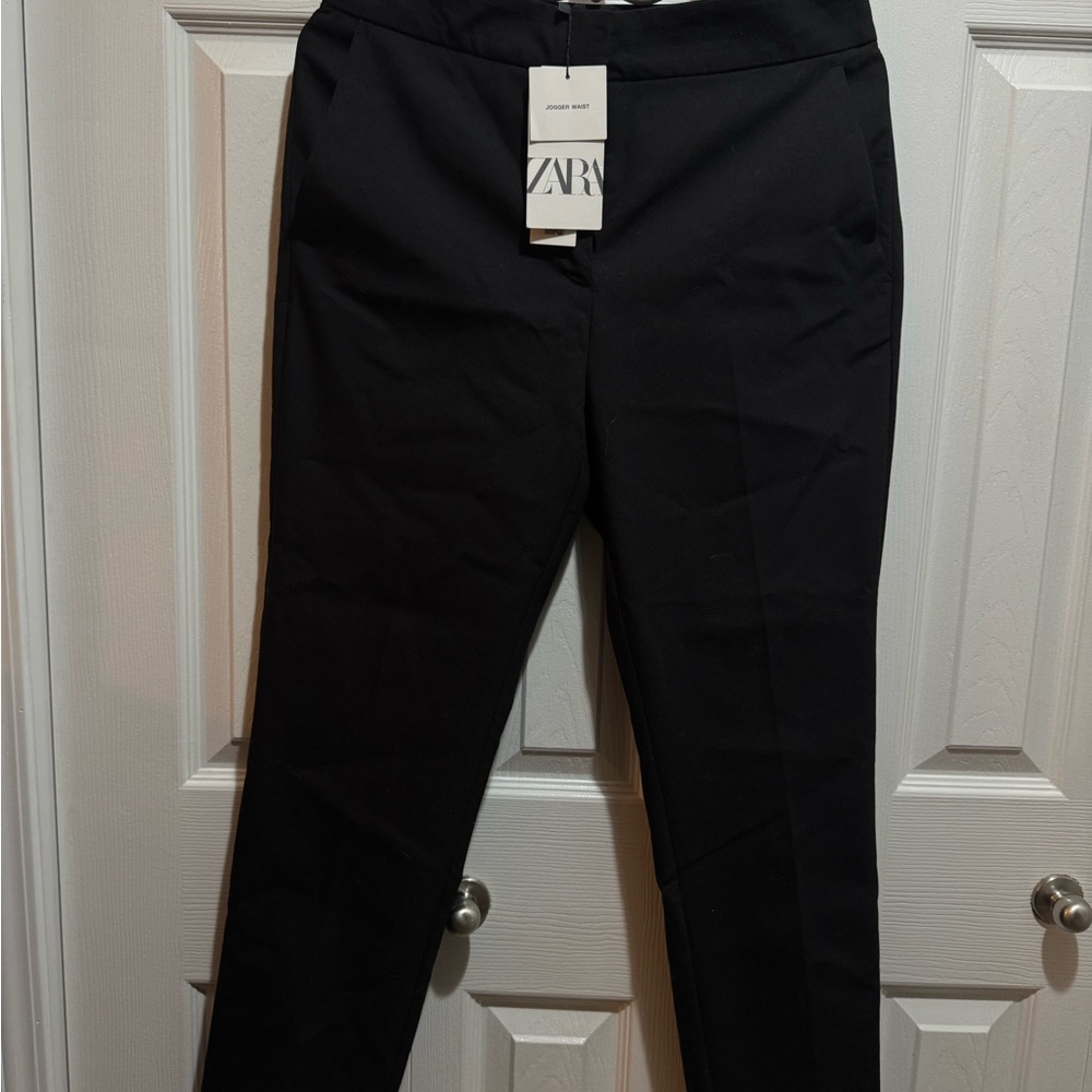 ZARA Black Jogger Waist Pants